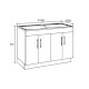 Lazer 45L Double Laundry Tub, Polyurethane Cabinet