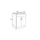 Sofia 600x480mm Ceramic Top Laundry Tub